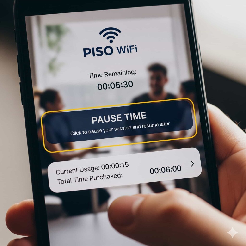 Piso WiFi Pause Time