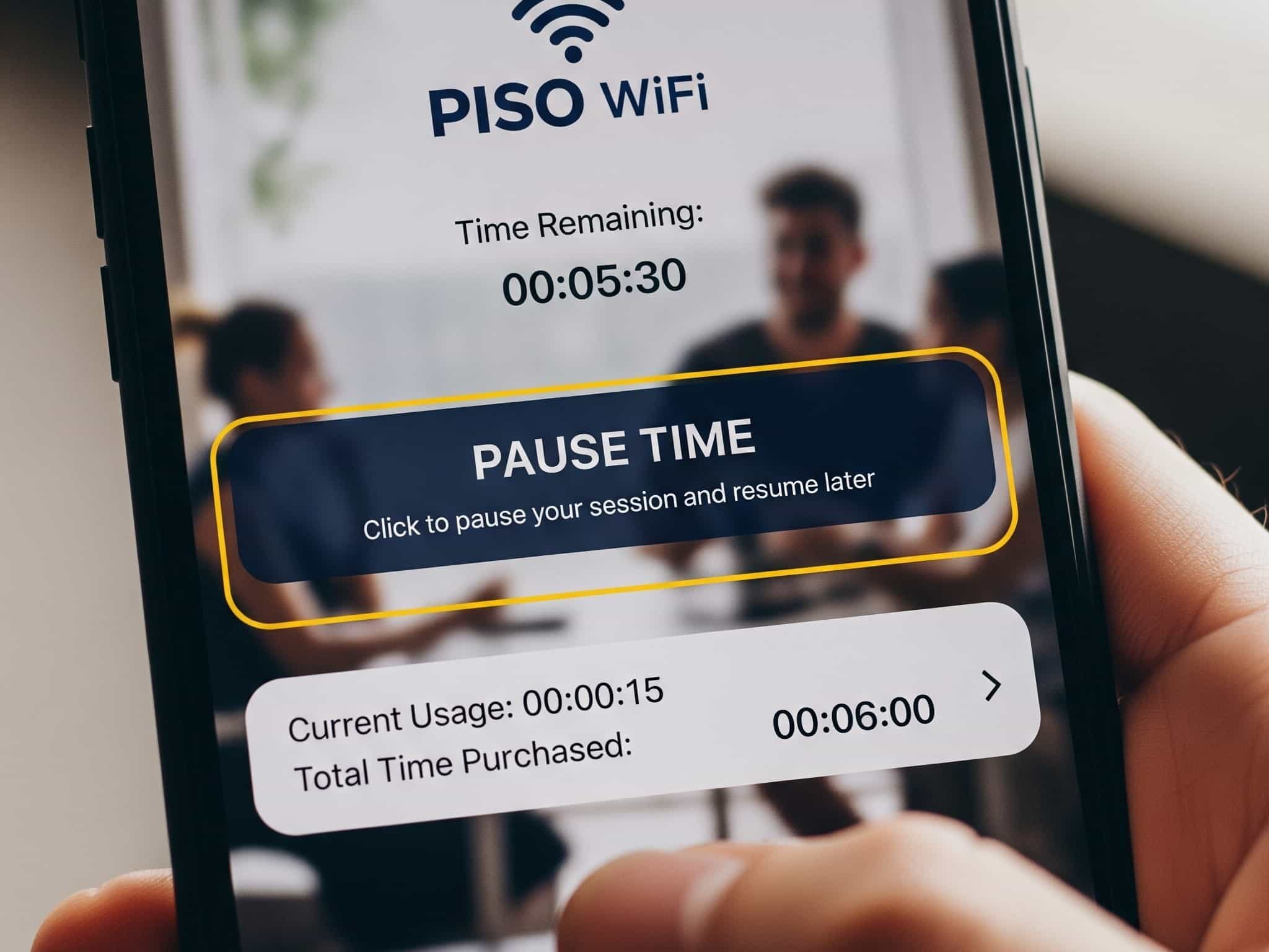 Piso WiFi Pause Time