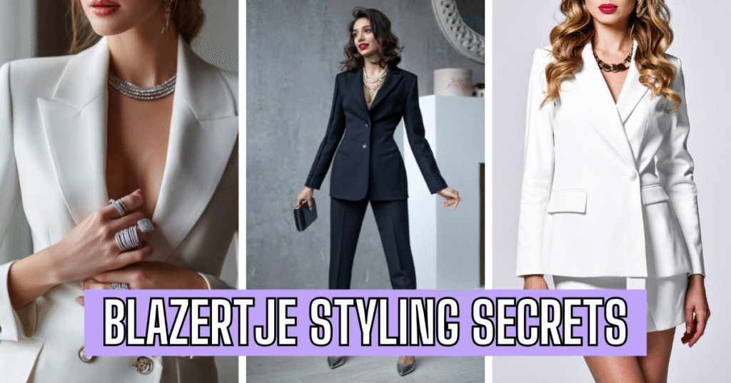 Blazertje Styling Secrets: From Office to Evening Blazertje Styling Secrets: From Office to Evening