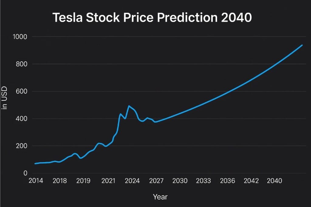 Tesla stock price prediction 2030